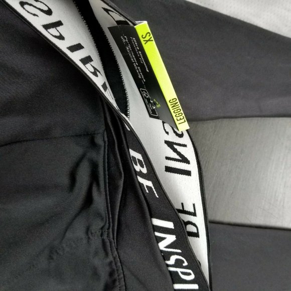 Energie Active Lola Mesh-Inset Leggings Black Gray - Picture 8 of 8